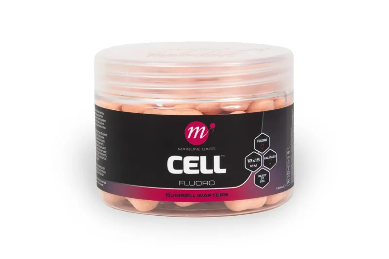 Fluoro Dumbell Wafters - 12 x - Pink