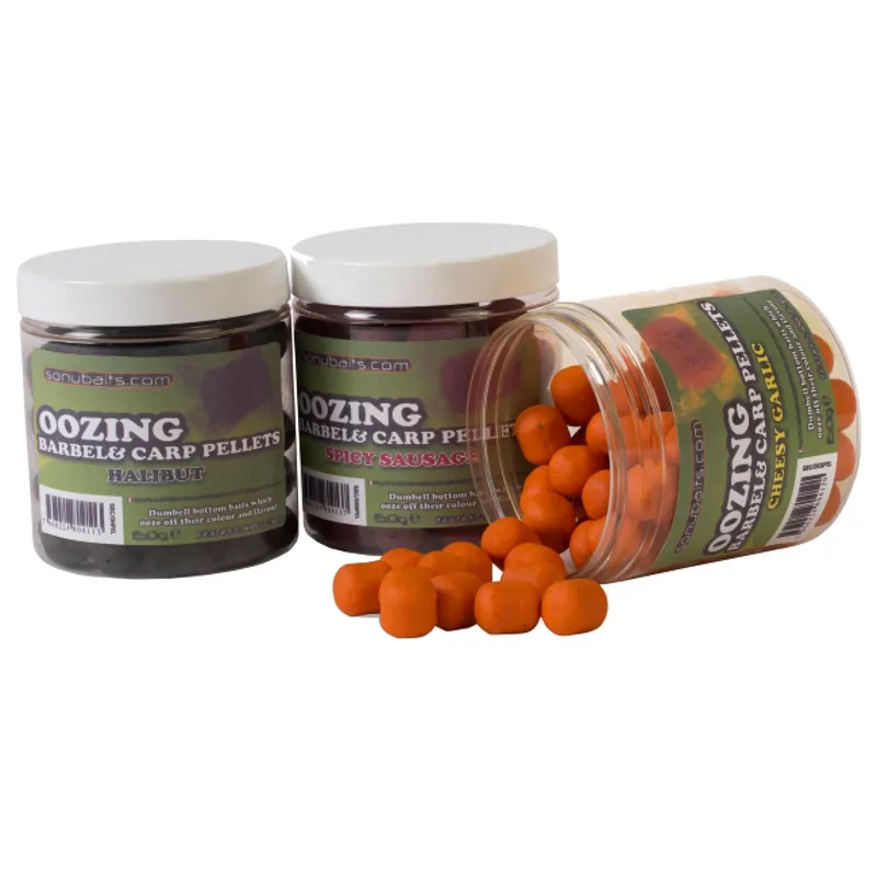 LARGE OOZING BARBEL CARP PELLETS