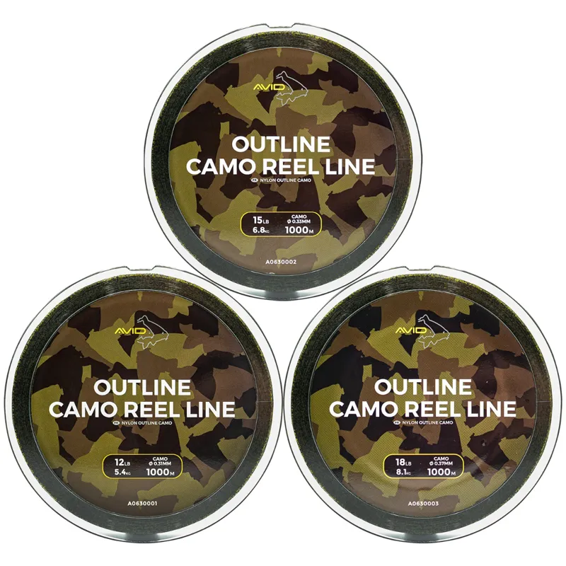 Outline Camo Reel Line 10Lb 1000M-2