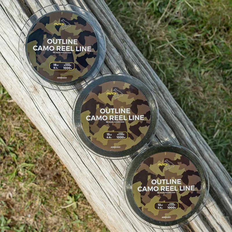 Outline Camo Reel Line 10Lb 1000M-5