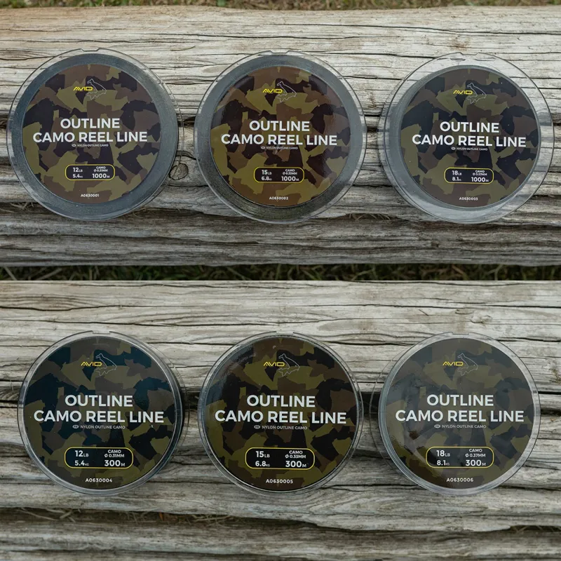 Outline Camo Reel Line 10Lb 1000M-6