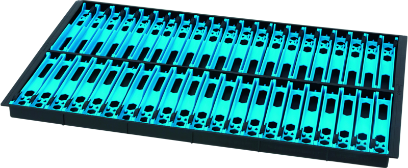 Pole Winders loaded Winder Tray