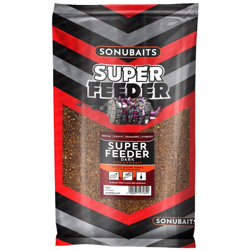 SUPER FEEDER DARK GROUND BAIT 2kg